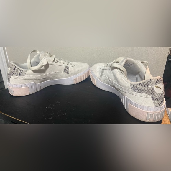 Used Good condition Puma womens Cali Suede Snake Platform Sneakers size 8.5 - Picture 12 of 15